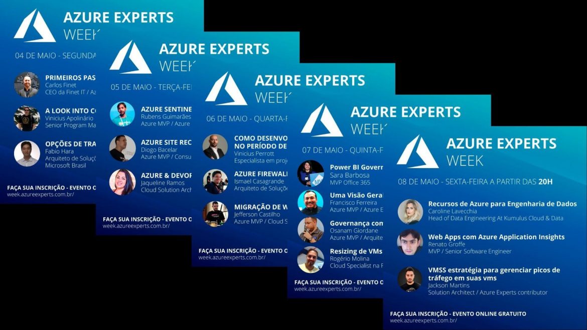 Tá Na Nuvem 114 - Evento GRATUITO Azure Experts