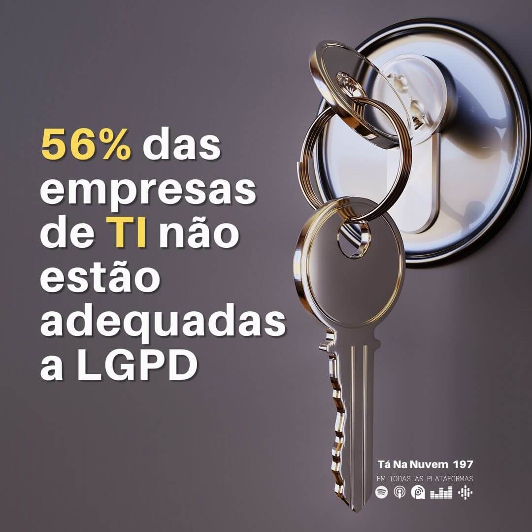 56% da empresas de TI não estão adequadas a LGPD