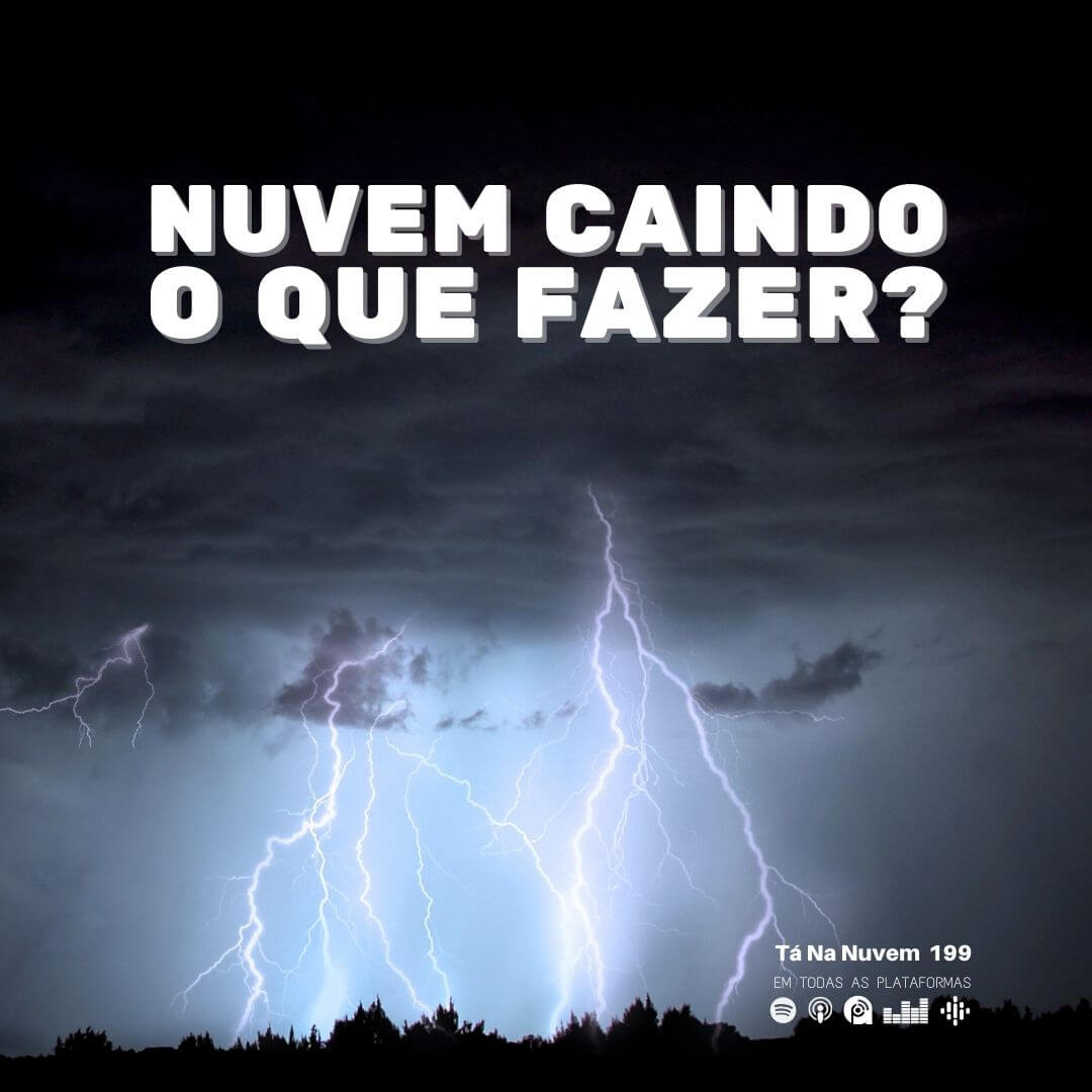 nuvem caindo o que fazer?