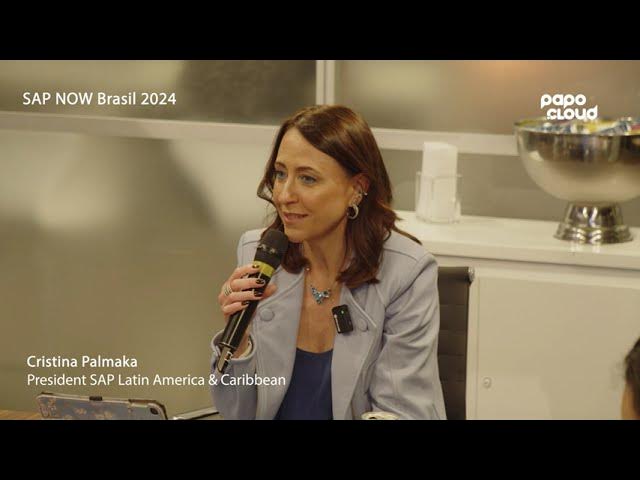 SAP NOW Brasil 2024 - Cristina Palmaka - CEO SAP América Latina #sapnow